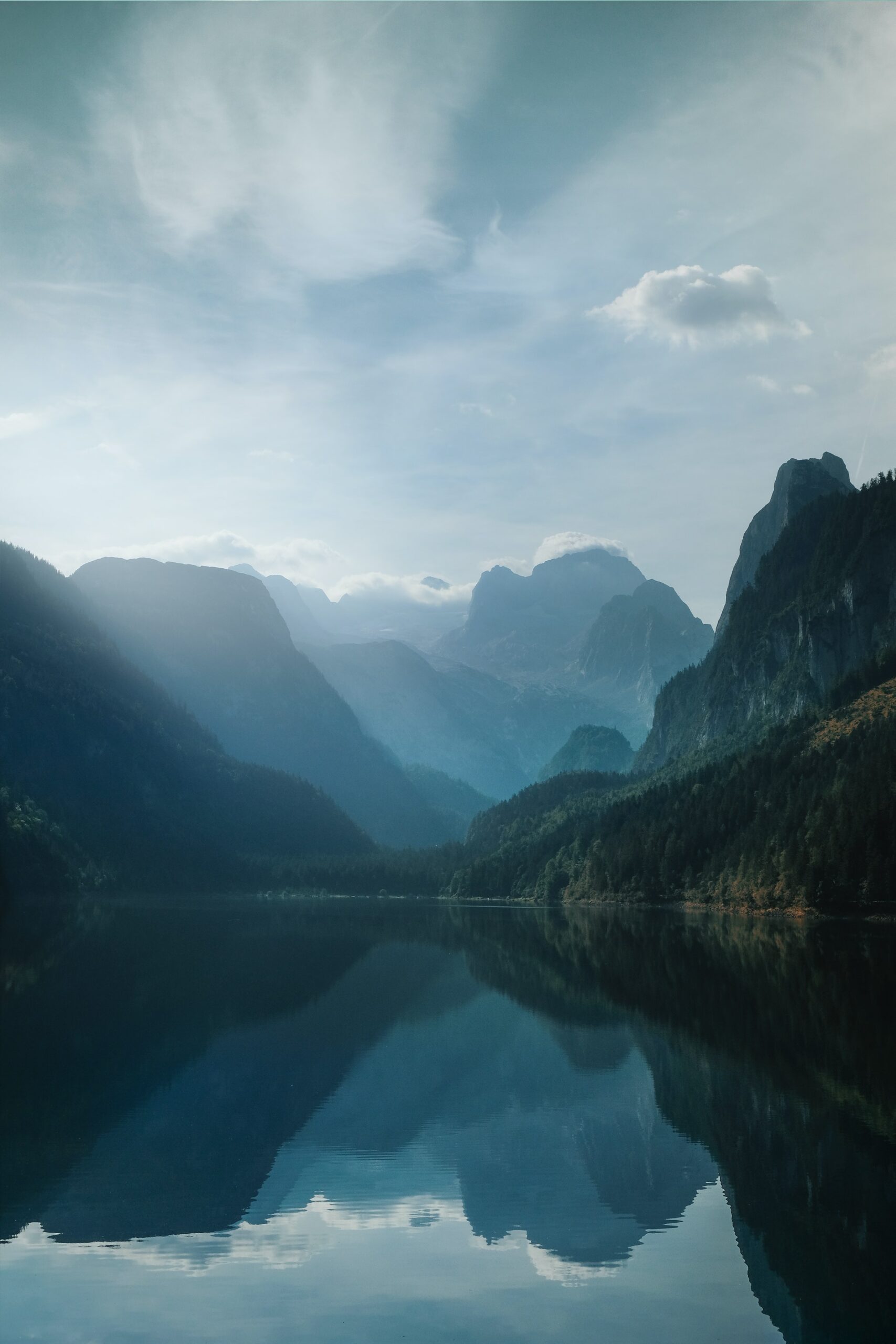Podcast blue mountains reflecting on water
